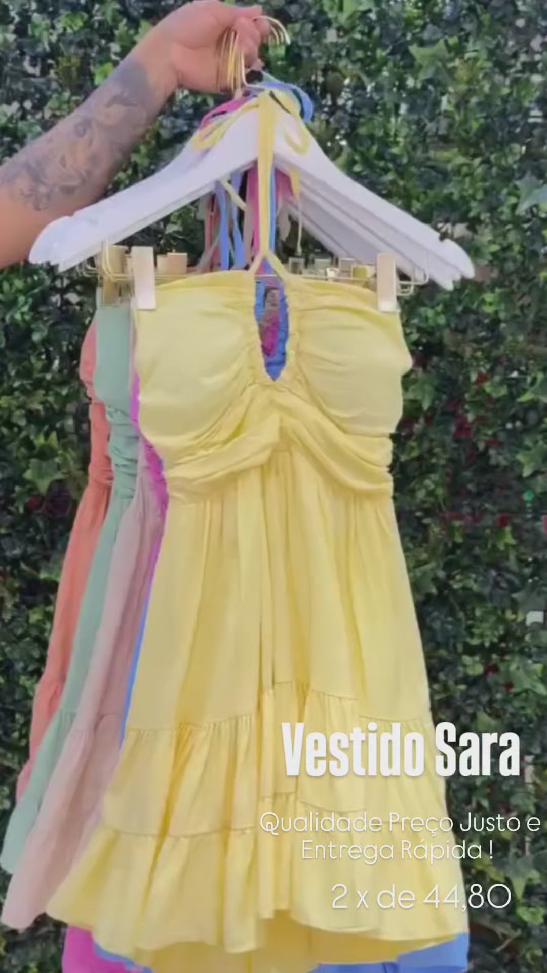 Vestido Sara curto