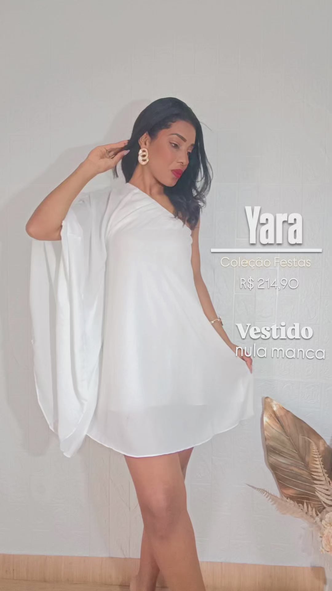 Vestido nula manca Yara