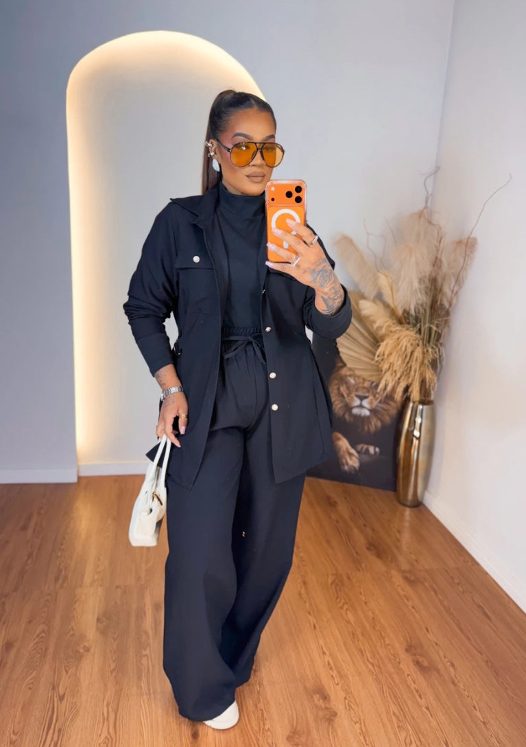 Conjunto clara plus Size alfaiataria