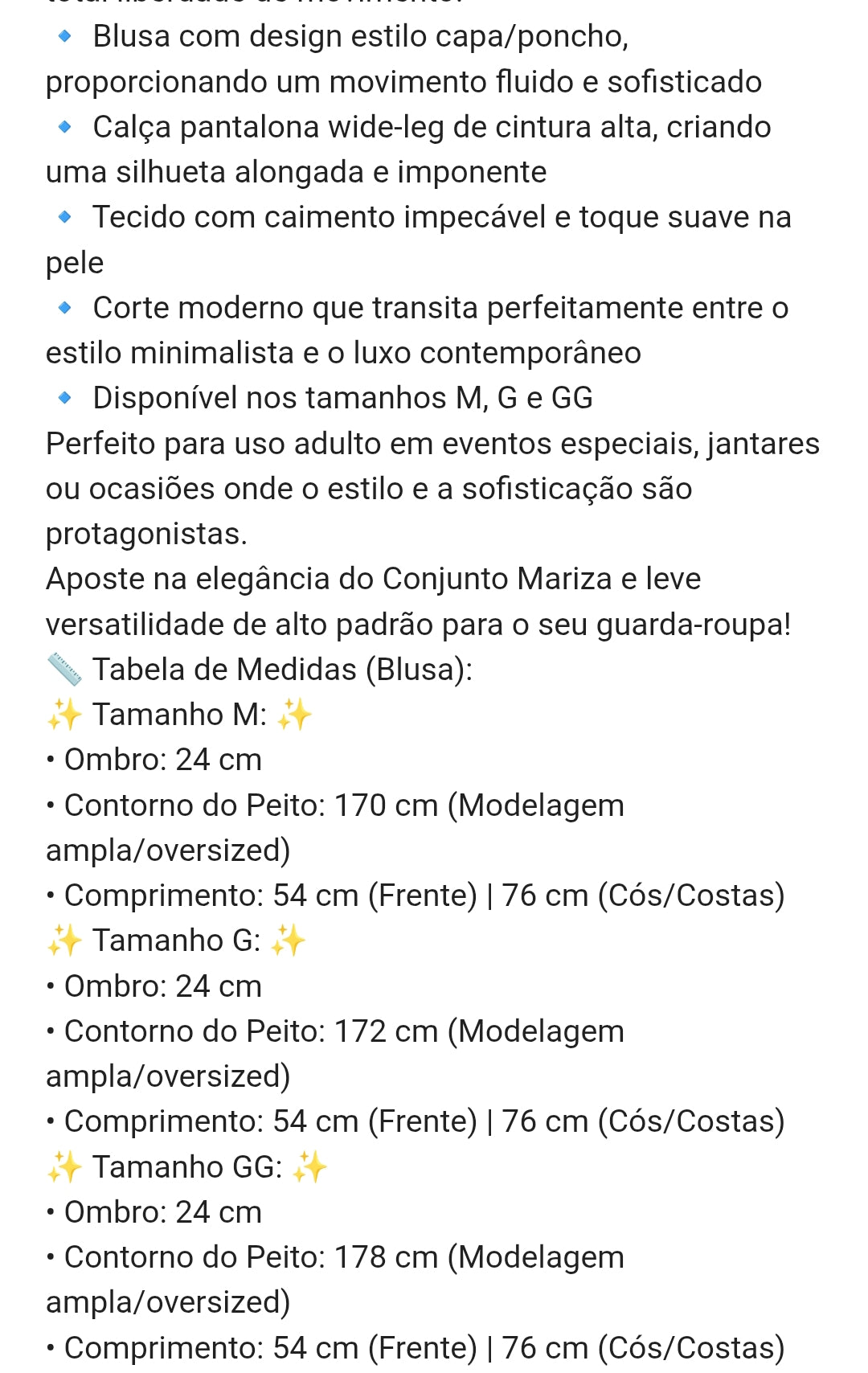 Conjunto Marisa