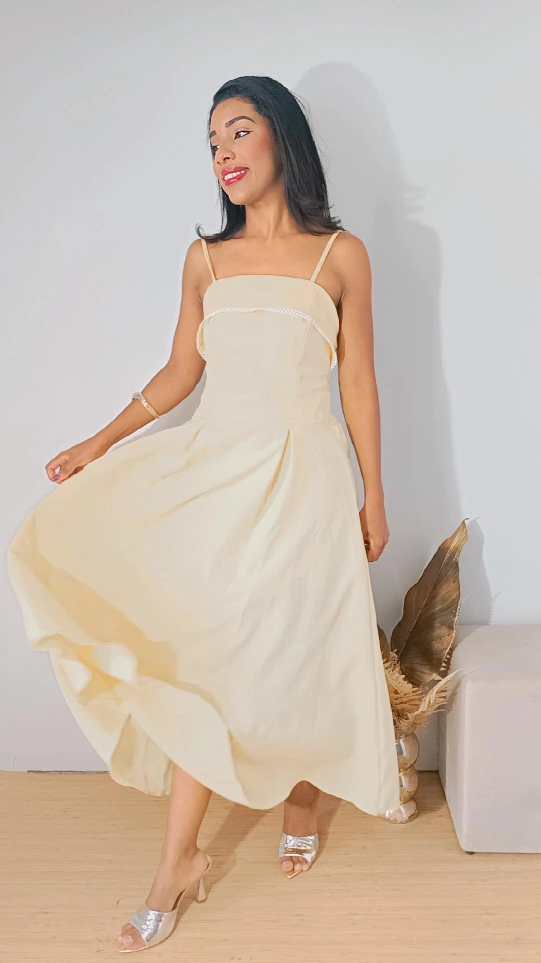 Vestido Linho Malu